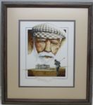 Framed Old Tom Morris Print - 15"x 17" by Peter Ferber