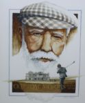 Framed 'Old Tom Morris' Print - 15x 17 by Peter Ferber
