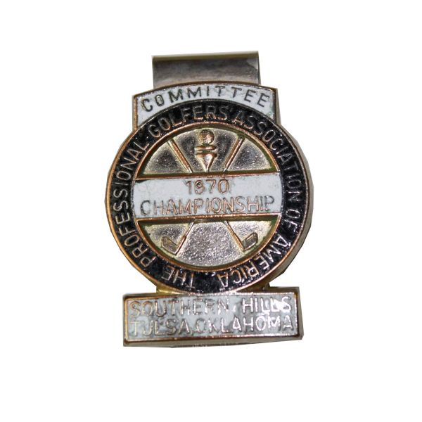 1970 PGA Committee Money Clip - Southern Hills