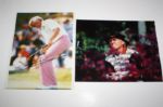 Lot of 2 Greg Norman Signed Photos