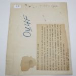 Original Francis Ouimet 8x10 Black and White Photo