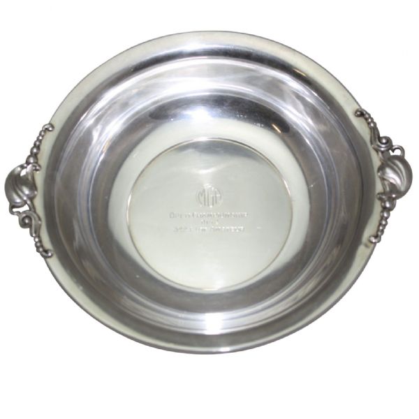 Frank Stranahans 1952 MGA Open Championship 3rd Low Amateur Sterling Bowl