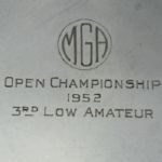 Frank Stranahan's 1952 MGA Open Championship 3rd Low Amateur Sterling Bowl