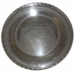 1948 Texas Open Sterling Plate-Frank Stranahan 2nd Amateur
