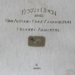 1948 Texas Open Sterling Plate-Frank Stranahan 2nd Amateur