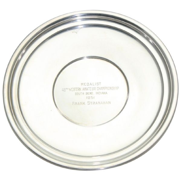 1951 Western Amateur Championship Plate-Frank Stranahan Medalist Five Under