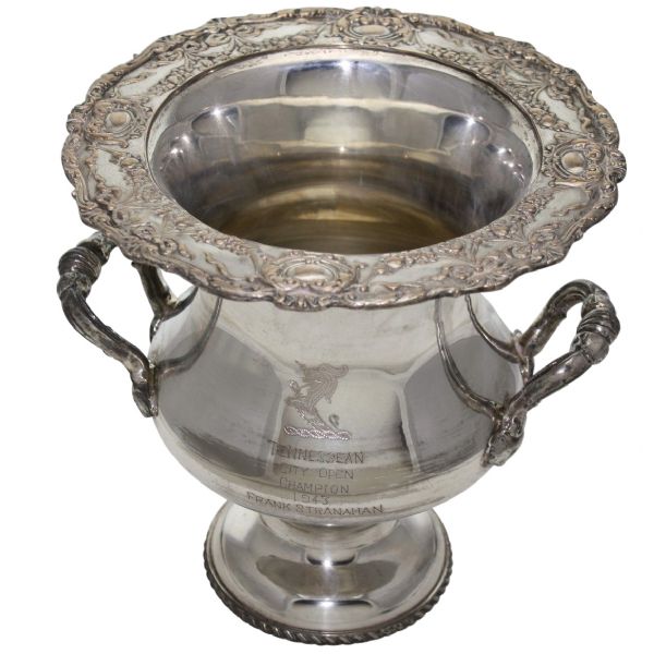 1943 Tennessean City Open Champions Trophy-Won by Frank Stranahan Course Record 63