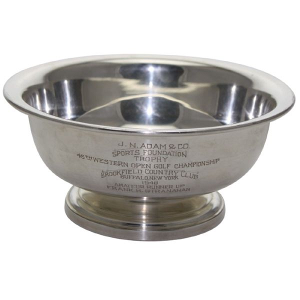 1948 Western Open Golf Championship Amateur Runner Up Bowl