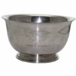 1945 Cascades Club Fall Golf Tournament-Frank Stanahans Champions Sterling Bowl