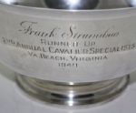 1949 2nd Annual Cavalier Specialists-Frank Stranahan's  Runner-Up Sterling Bowl