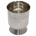 1949 French Open Tournament 1st Amateur Cup(Puiforcat Trophy)-Won by Frank Stranahan
