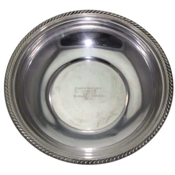 1942 Ponce De Leon Sterling Silver Champions Bowl Won By Frank Stranahan