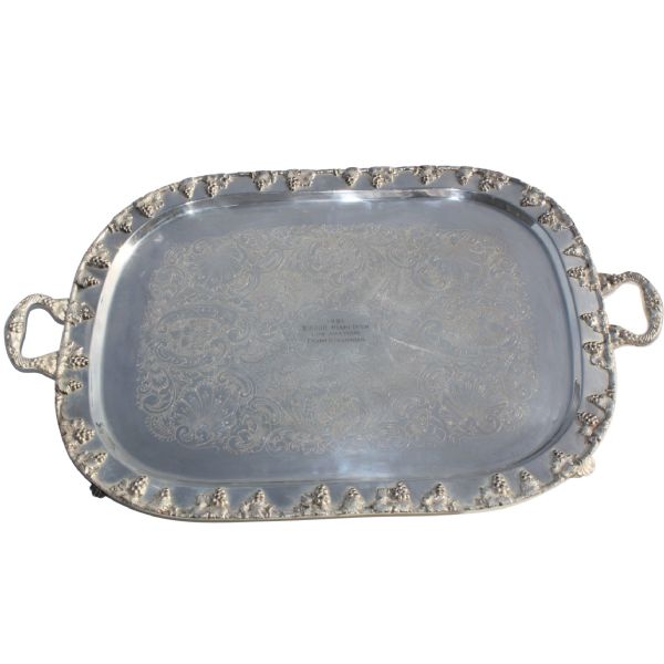 1951 $10k Miami Open Low Amateur Tray Won By Frank Stranahan