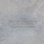 1951 $10k Miami Open Low Amateur Tray Won By Frank Stranahan