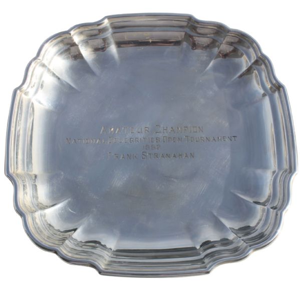 1952 National Celebrities Open- Frank Stranahans  Amateur Champion Sterling Plate