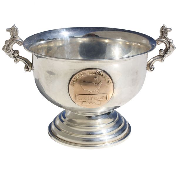 1953 Masters Low Amateur Sterling Trophy Won By Frank Stranahan