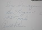 15 Masters Champs Autographs on Original Dugan Cartoon for 1970 Frank Stranahan Day
