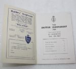 1950 Official Program Of The Amateur Championship - St. Andrews Frank Stranahan victory!