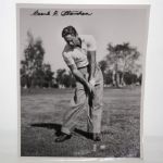 Frank Stranahan Signed 8x10- 2nd Place 1947 Masters/Low Amateur- JSA COA