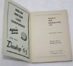 1947 Official Program of The Amateur Golf Championship - Carnoustie Willie Turnesa Champion