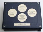 Ben Hogan Golf Ball Box with Decorative Medallions Depicting Majors of Grand Slam