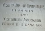 1949 Western Amateur-Frank Stranahan's Sterling Champions Plate-Bellerive C.C. Host
