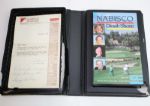Nabisco Dinah Shore Tape with Personal Letter from Co. Chairman F. Ross Johnson to Penna Family