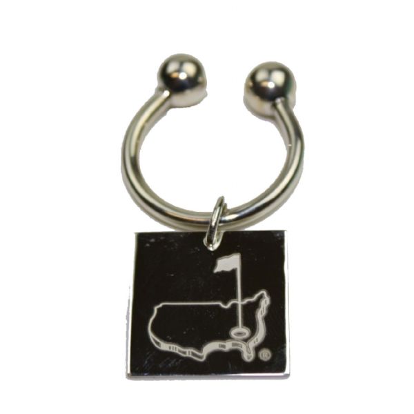 Tiffany Company Sterling Silver Augusta National Members Key Chain