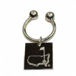Tiffany Company Sterling Silver Augusta National Members Key Chain