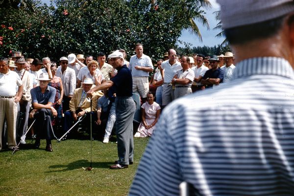 Ben Hogan Hitting - Assorted Original Slides from 2-Day Seminole Golf Club Pro-Am