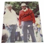 Sam Snead Signed 8x10 Photo with Jackie Gleason - JSA COA