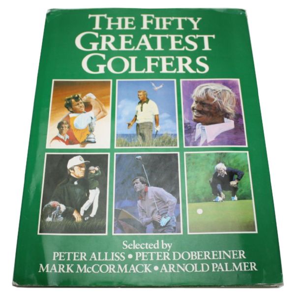 The Fifty Greatest Golfers - Signed by 14 Incl. P. Thomson ,DeVicenzo, Trevino! JSA COA