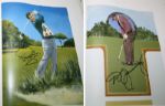'The Fifty Greatest Golfers' - Signed by 14 Incl. P. Thomson ,DeVicenzo, Trevino! JSA COA