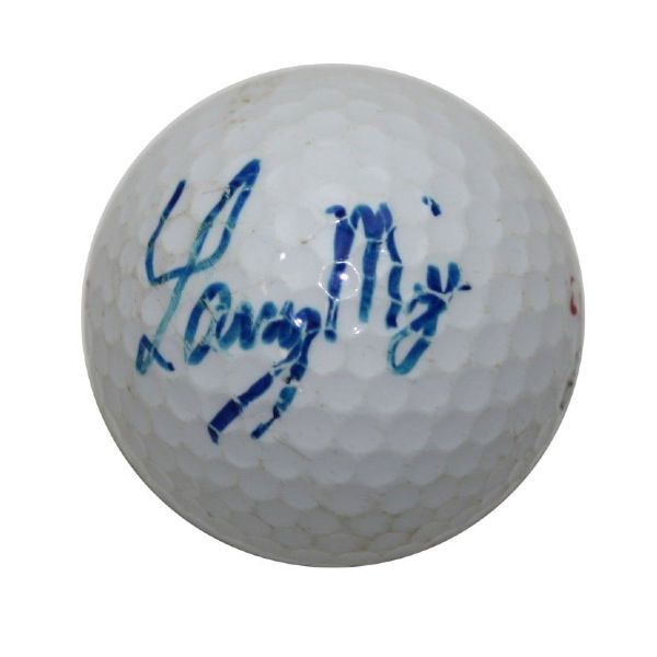 Larry Mize Autographed Golf Ball JSA COA