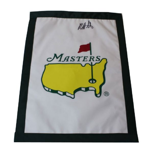 Bubba Watson Signed Undated Masters Garden Flag JSA COA
