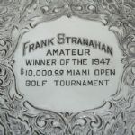 $10,000 1947 Miami Open Tournament-Frank Stranahan's Low Amateur Tray
