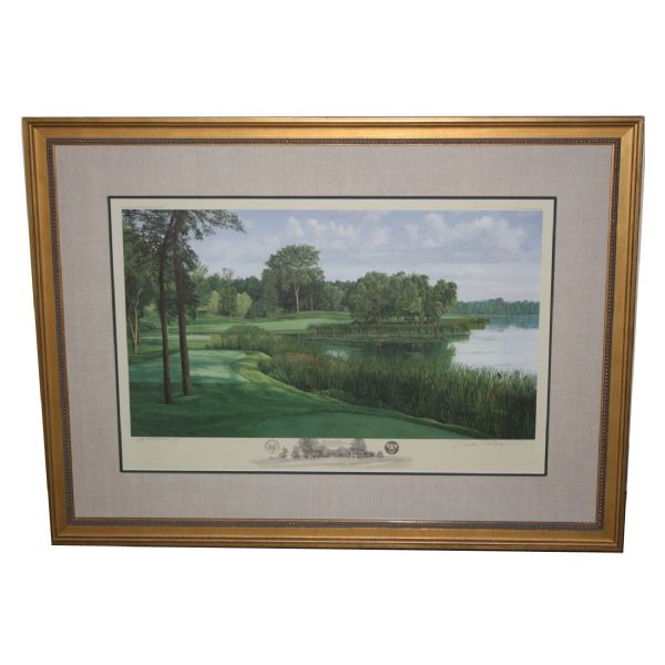 1991 US Open Hazeltine Artist Proof #1/85 Signed & Numbered L. Hartough Art-RT Jones 