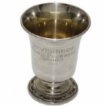 1954 Inverness Mixed Foursome Sterling Silver Winners Trophy With Wild Rose Design