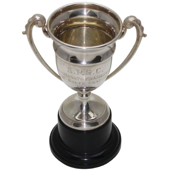 Frank Stranahans 1948 Brazilian Amateur Runners-up Sterling Trophy