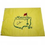 Arnold Palmer Signed Undated Masters Embroidered Flag JSA COA