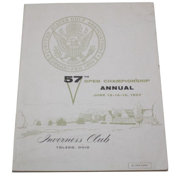 57th USGA Open Championship Annual from Inverness C.C.