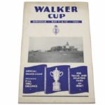 1951 Walker Cup Program - Royal Birkdale Golf Club