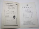 1951 Walker Cup Program - Royal Birkdale Golf Club
