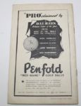 1951 Walker Cup Program - Royal Birkdale Golf Club