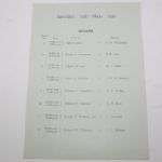 1951 Walker Cup Program - Royal Birkdale Golf Club
