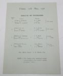 1951 Walker Cup Program - Royal Birkdale Golf Club