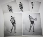 Lot of 18 Original Frank Stranahan 8x10 Photos - Swinging in Shorts