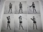 Lot of 18 Original Frank Stranahan 8x10 Photos - Swinging in Shorts