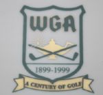 Western Golf Association Dish - 1899-1999 - A Century of Golf