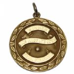 1958 Los Angeles Open Champions 14k Gold Medal - Frank Stranahans Final PGA Win